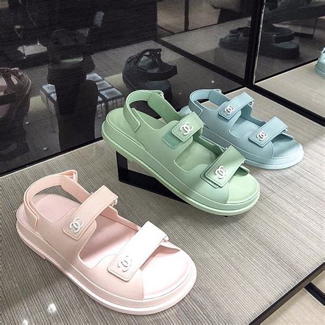 pastel chanel sandals|Chanel sandals canada.